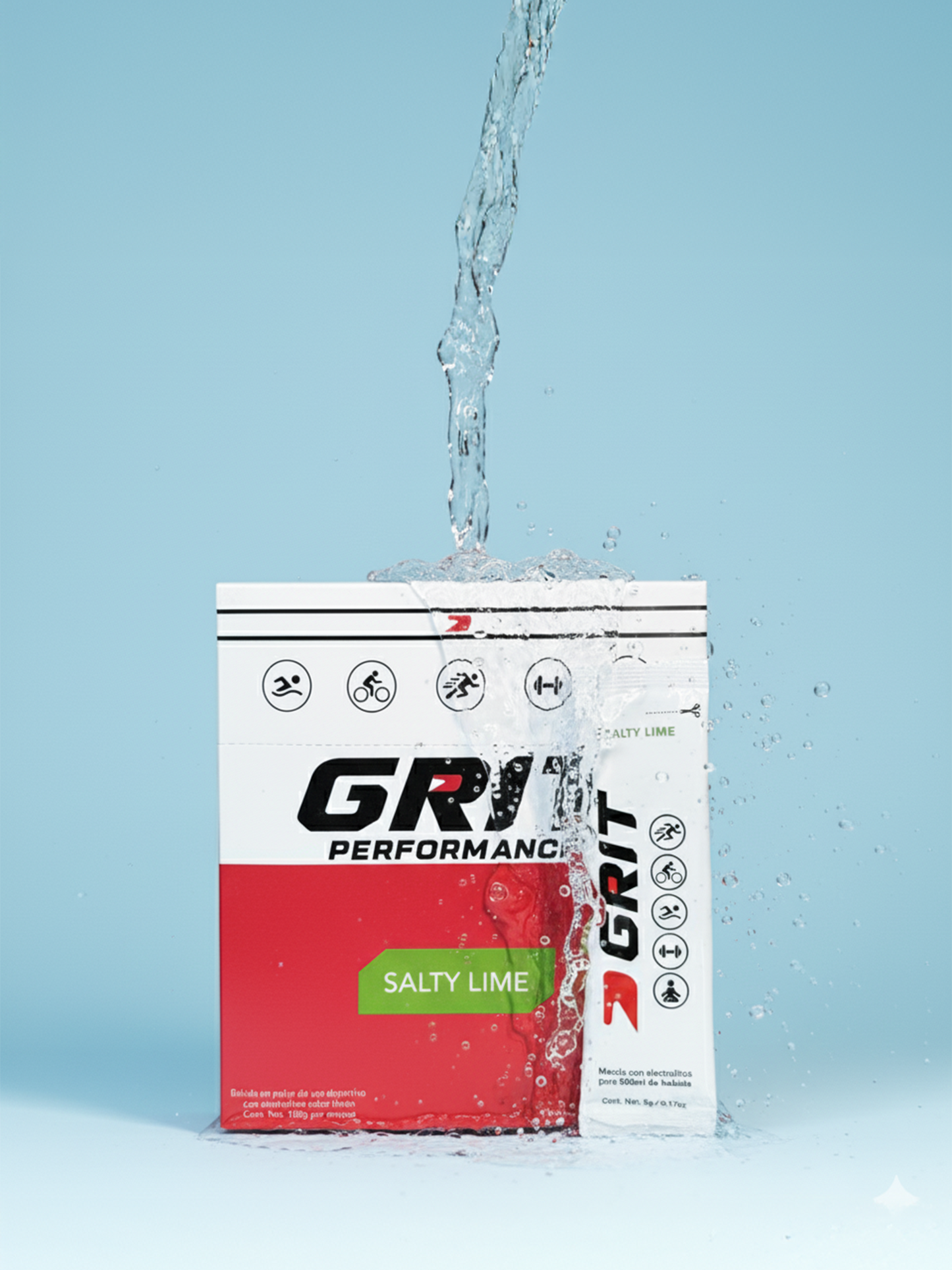 ELECTROLITOS GRIT – Caja con 20 Sobres Individuales (5 g c/u)