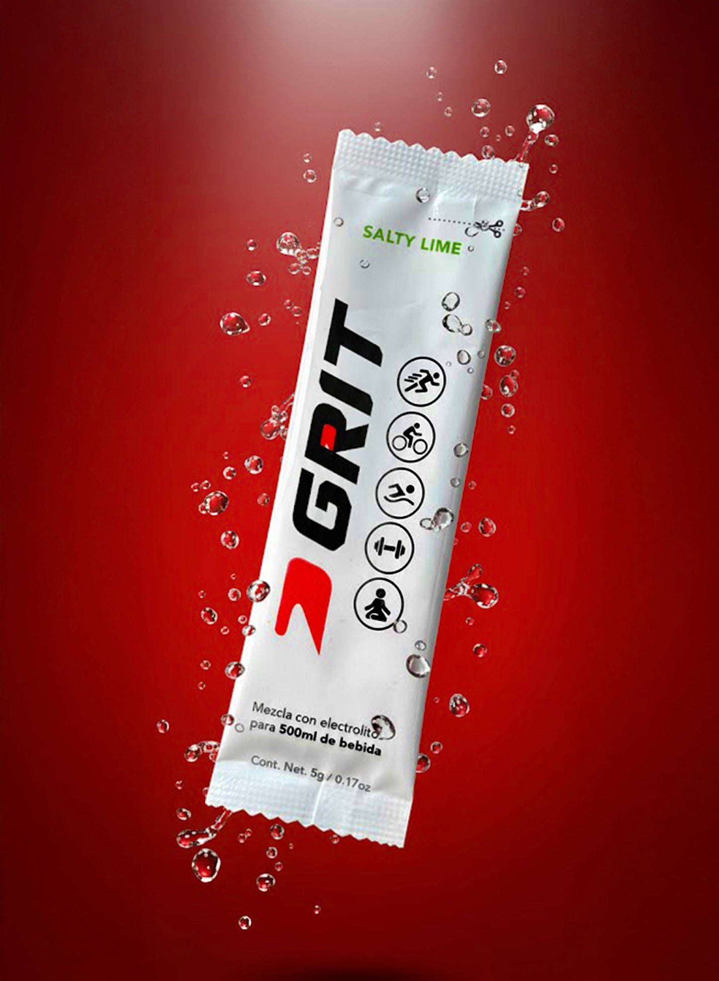 ELECTROLITOS GRIT – Caja con 20 Sobres Individuales (5 g c/u)