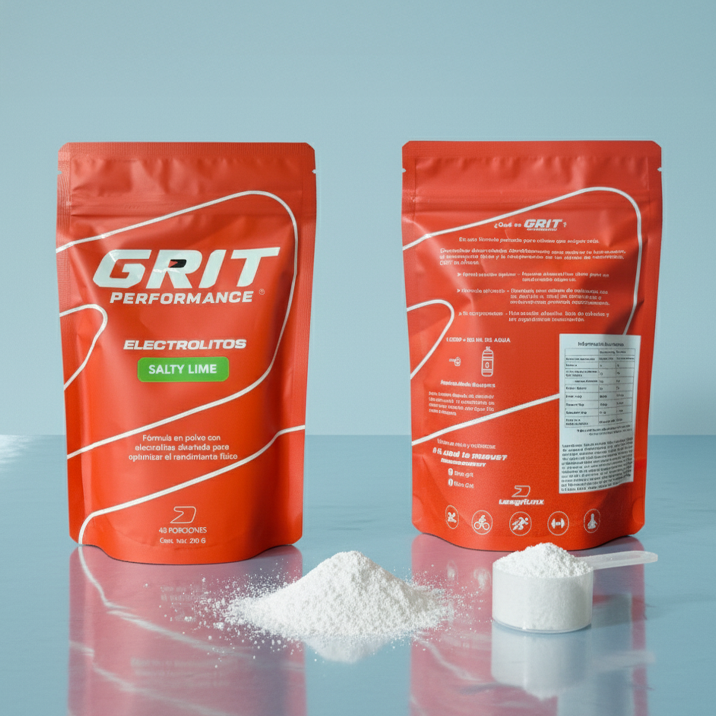 ELECTROLITOS GRIT – Bolsa de 40 Porciones (200 g)